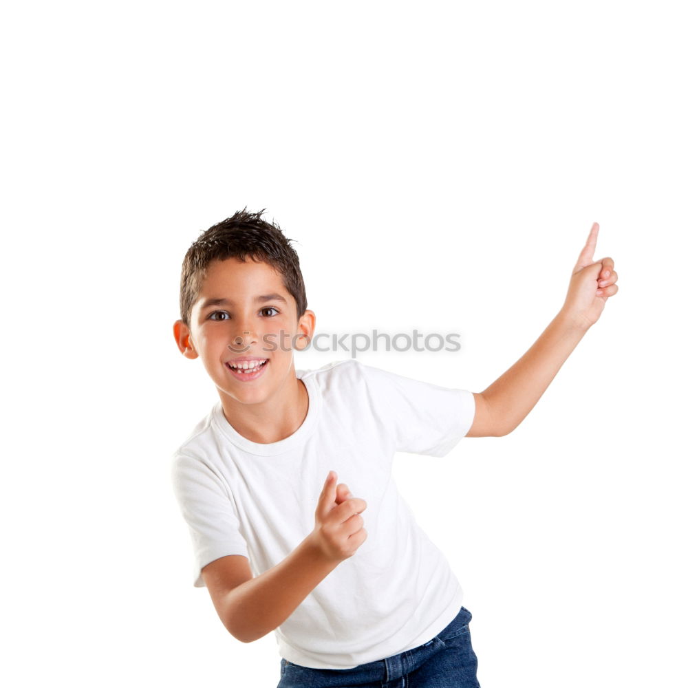 Similar – Image, Stock Photo A young teen jumping