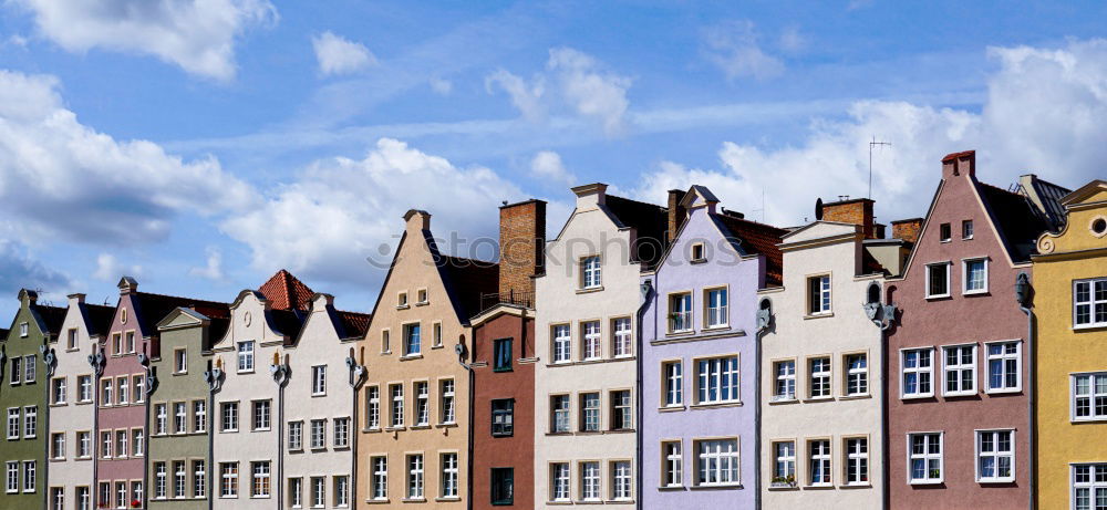 Image, Stock Photo old roof ridges in Leuven, Belgium