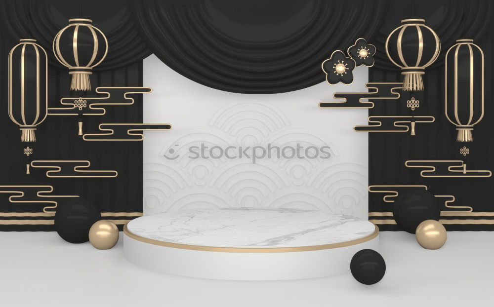 Similar – sushi assortment in white plate on black background