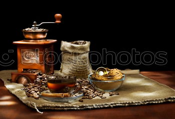 Similar – Image, Stock Photo Old salt and pepper mills on kitchen table