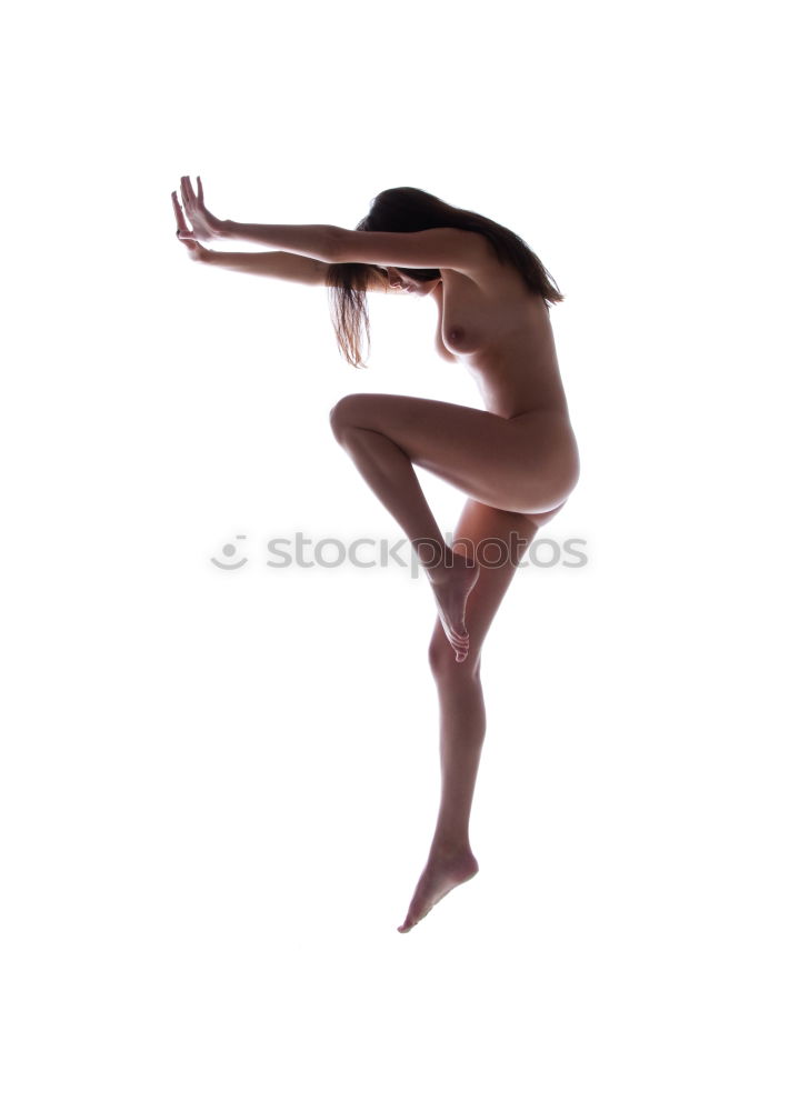 Similar – Young woman dancing in studio