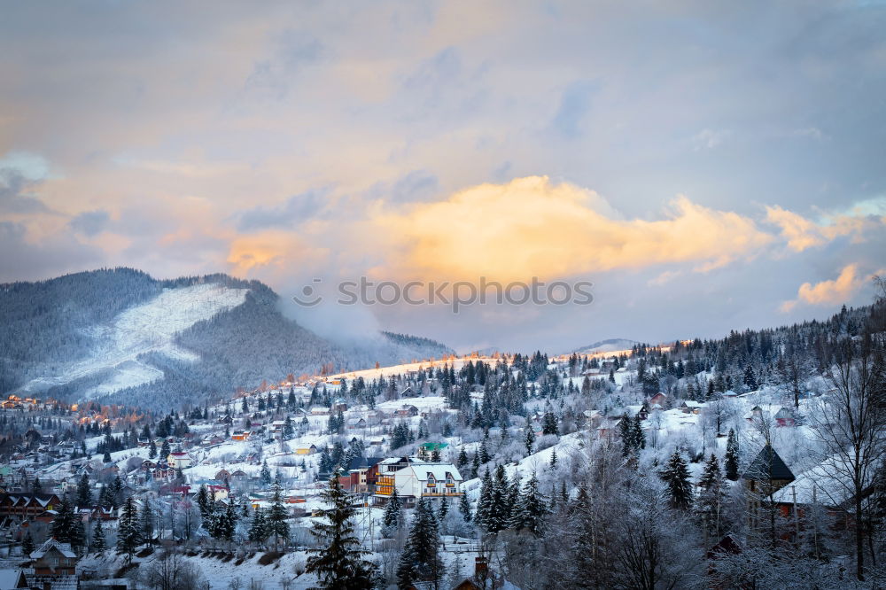 Similar – Winter Panorama City of Prizren, Kosovo