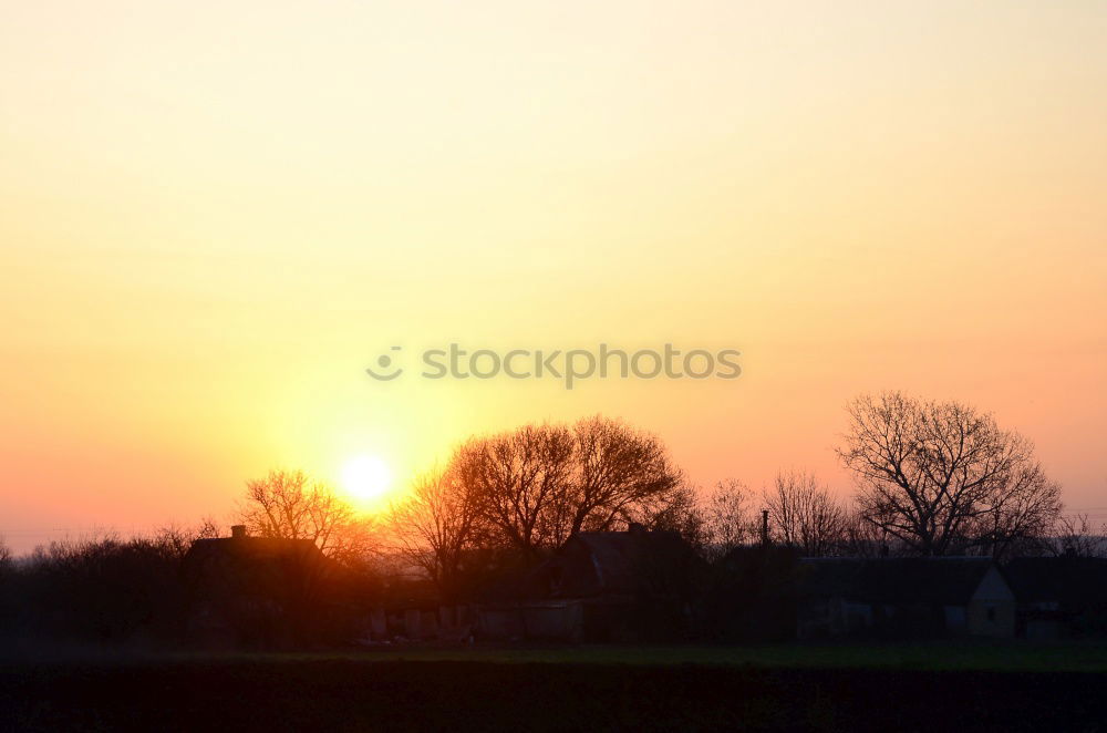 Similar – sunrise Panorama (View)