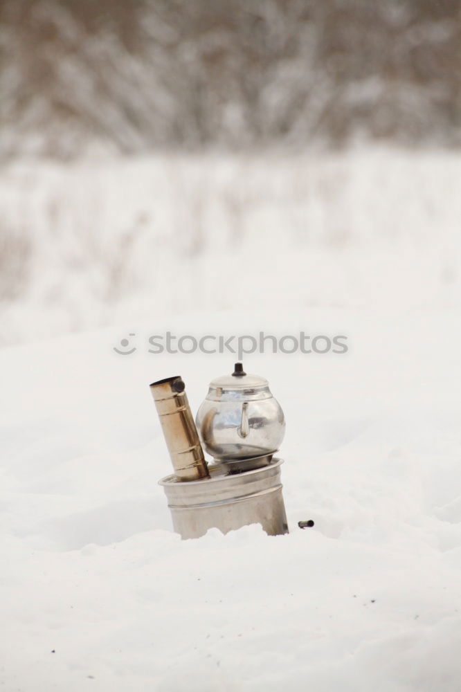 Similar – Foto Bild Spuren im Schnee Umwelt