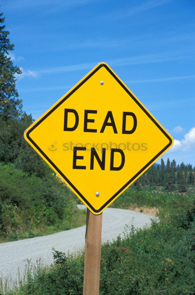 Similar – DEAD End No through road