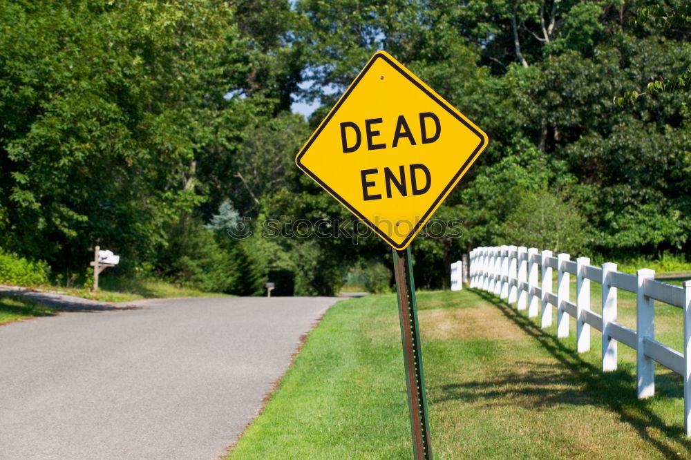 Similar – Image, Stock Photo DEAD End No through road