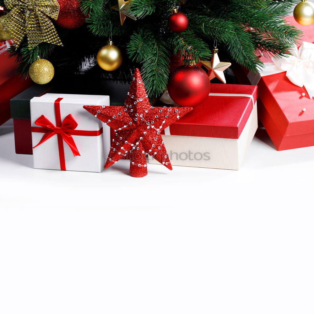 Similar – Image, Stock Photo Christmas, Background With Gifts And Decorations