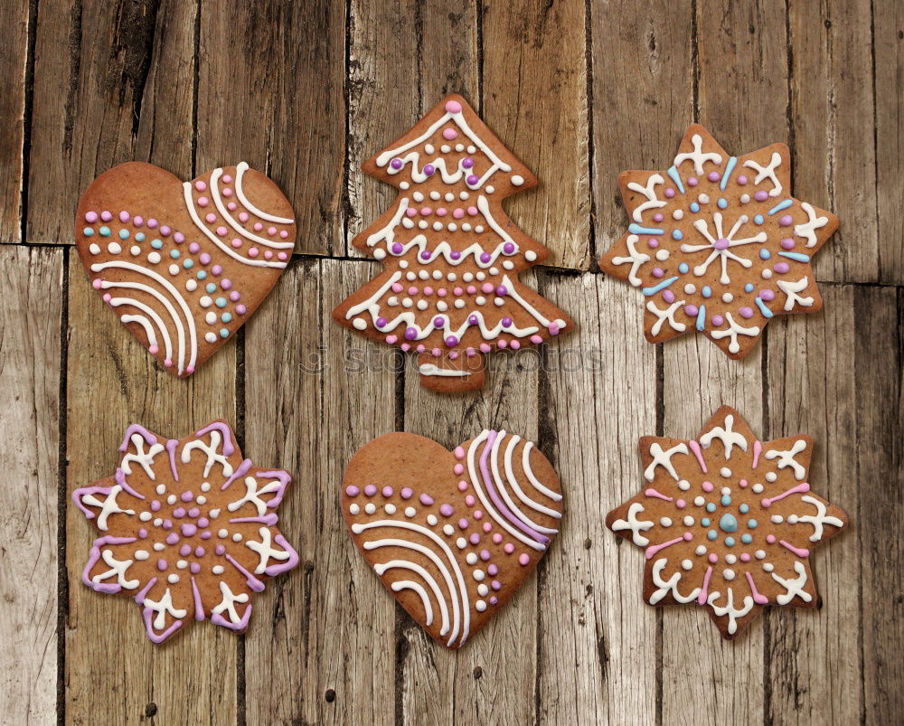 Similar – Image, Stock Photo Delicious Christmas Cookies