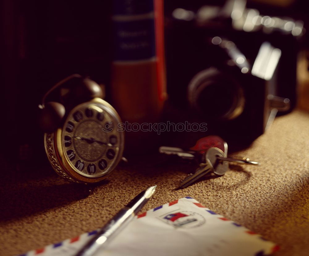 Similar – Image, Stock Photo Vintage sewing set on old wooden table