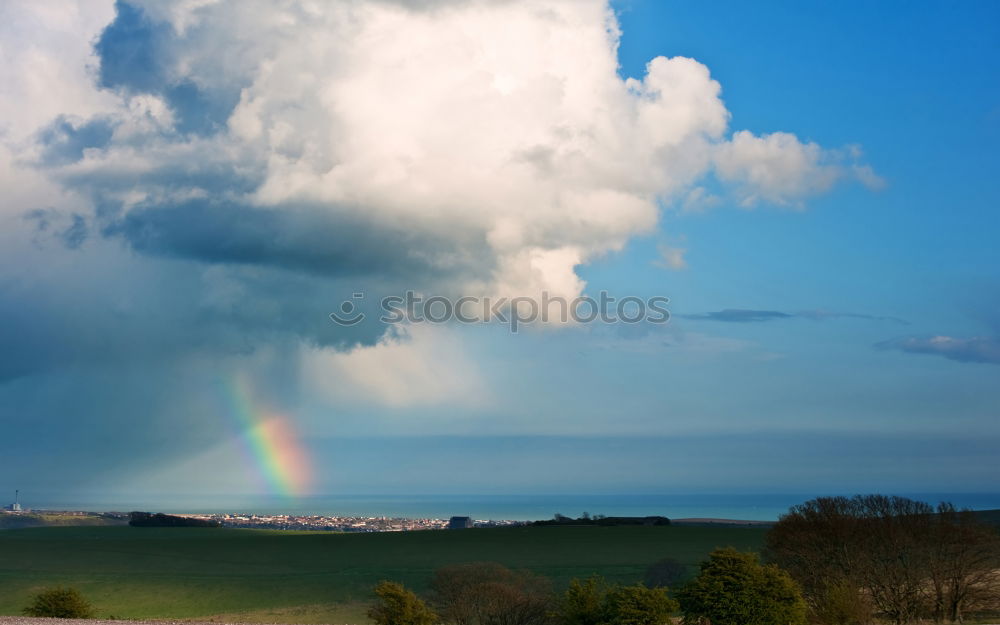 Similar – Image, Stock Photo Rainbow over Plano Piloto / Brasilia DF