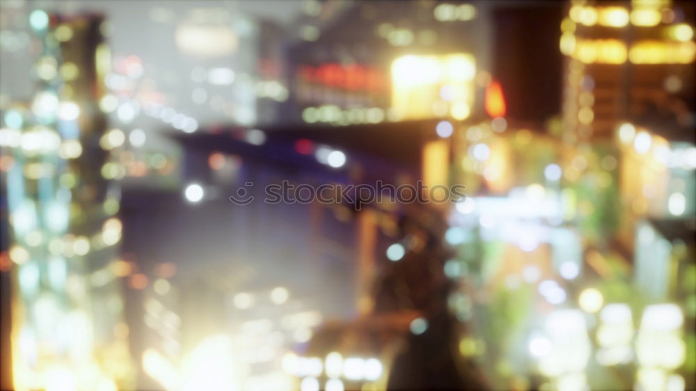 Similar – Image, Stock Photo Wet with rain street through the glass of the bus.