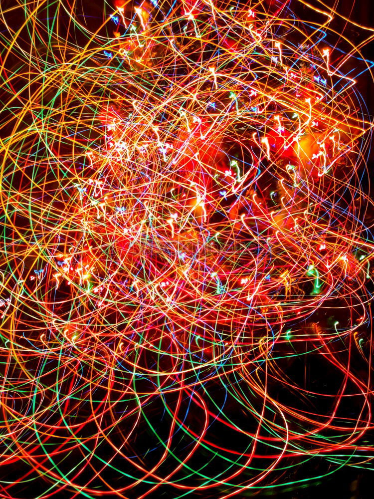 Lichtshow durcheinander