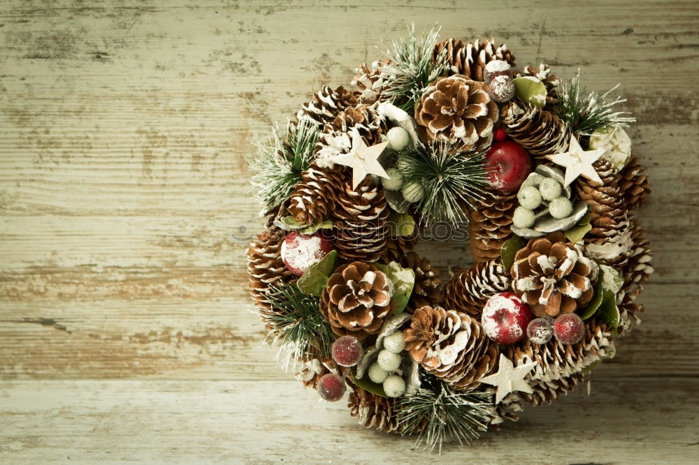 Image, Stock Photo Christmas wreath Winter