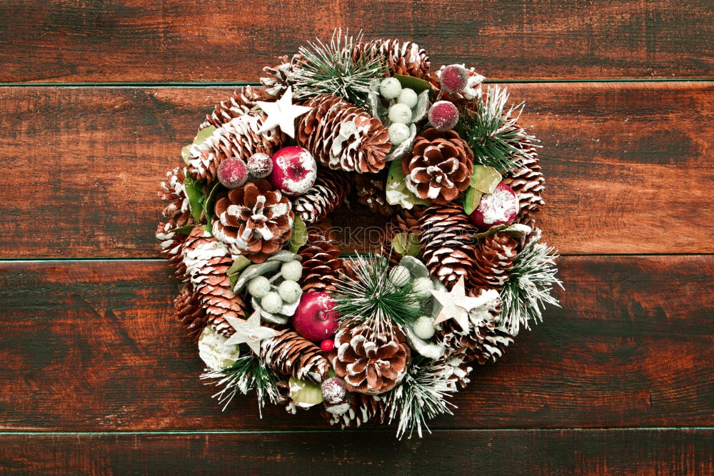 Similar – Image, Stock Photo Christmas wreath Winter