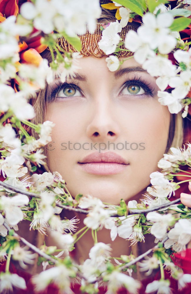 Similar – Image, Stock Photo Pretty brunette woman