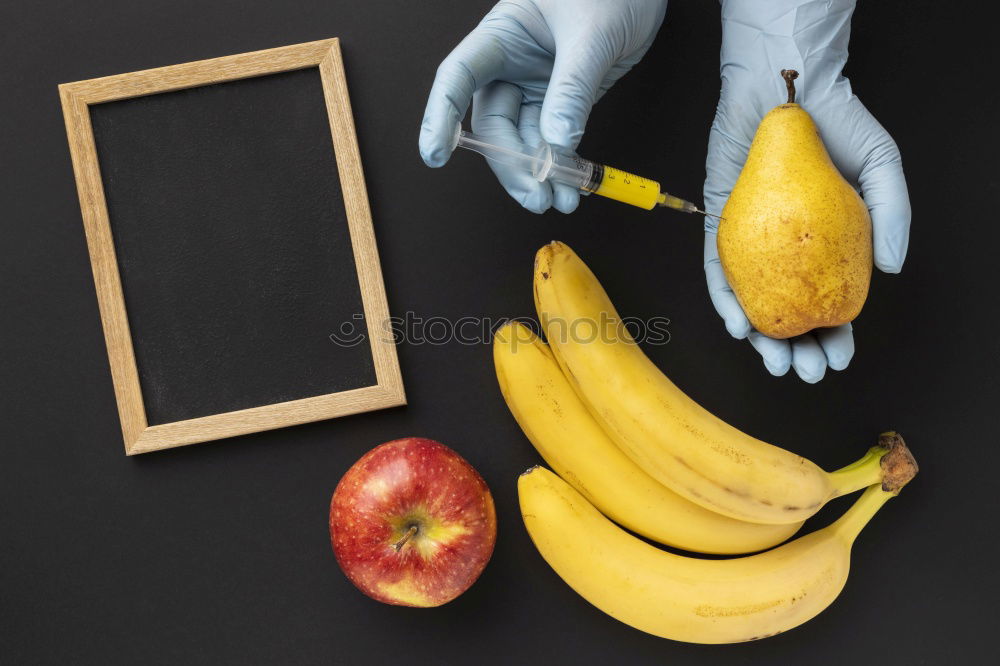 Rubber worms: Slip! A person slips on a banana