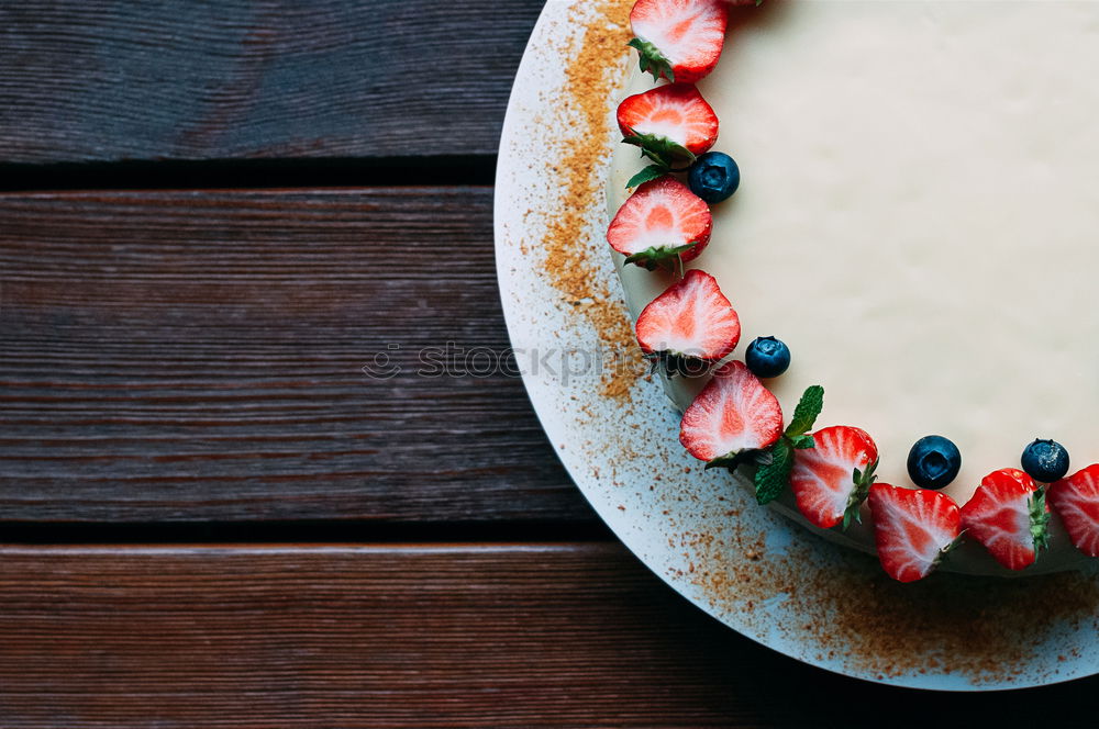 Similar – Image, Stock Photo Strawberry Tiramisu Cake with Chocolate