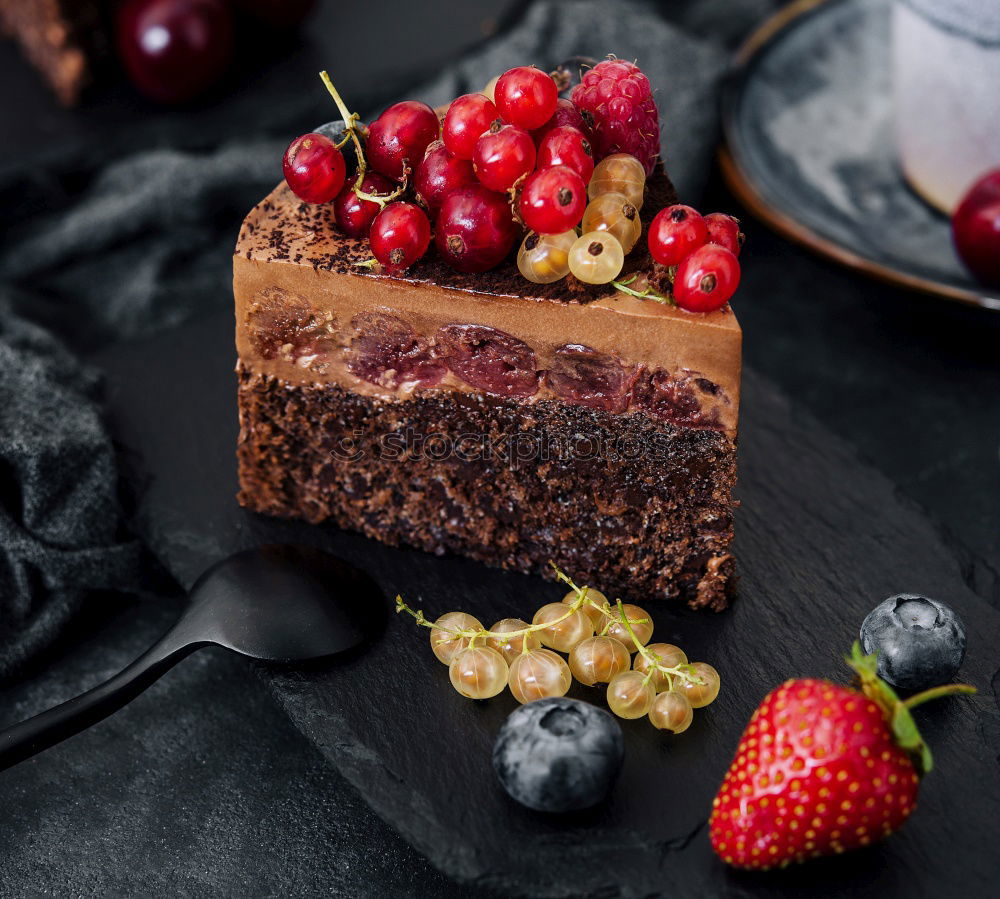 Similar – Image, Stock Photo Sweet cakes decorated with berries