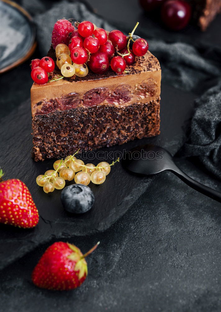 Similar – Image, Stock Photo Sweet cakes decorated with berries