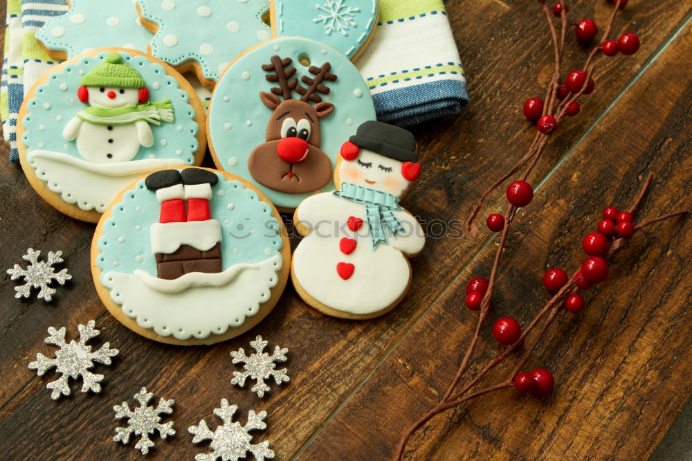 Image, Stock Photo Delicious Christmas Cookies