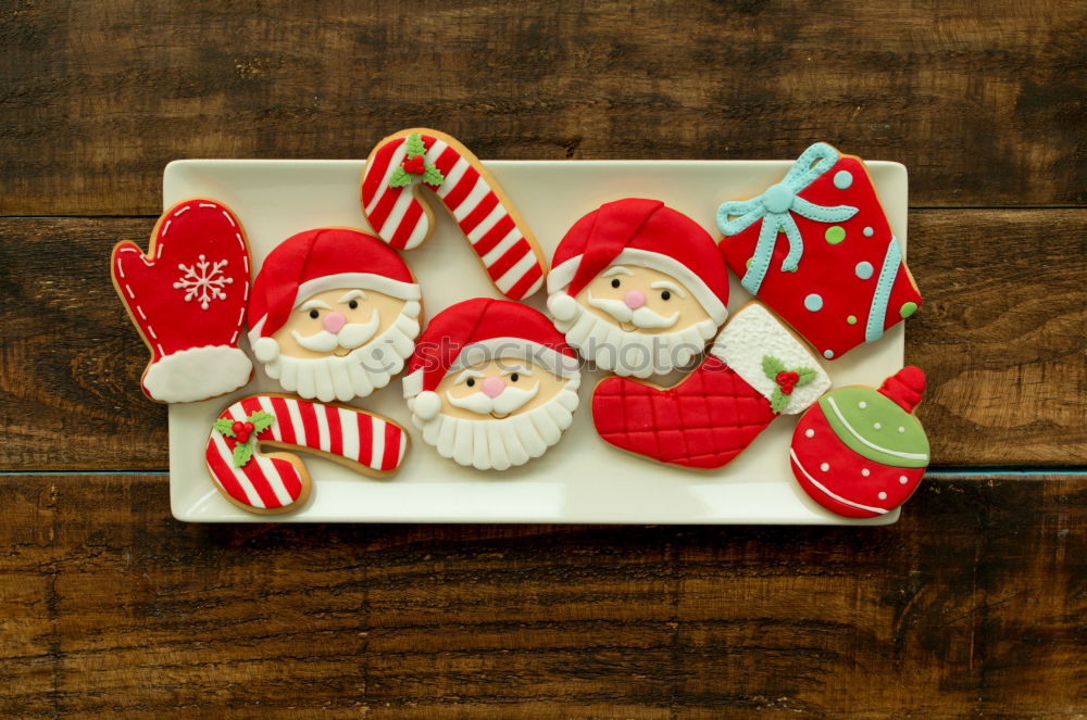 Similar – Image, Stock Photo Delicious Christmas Cookies