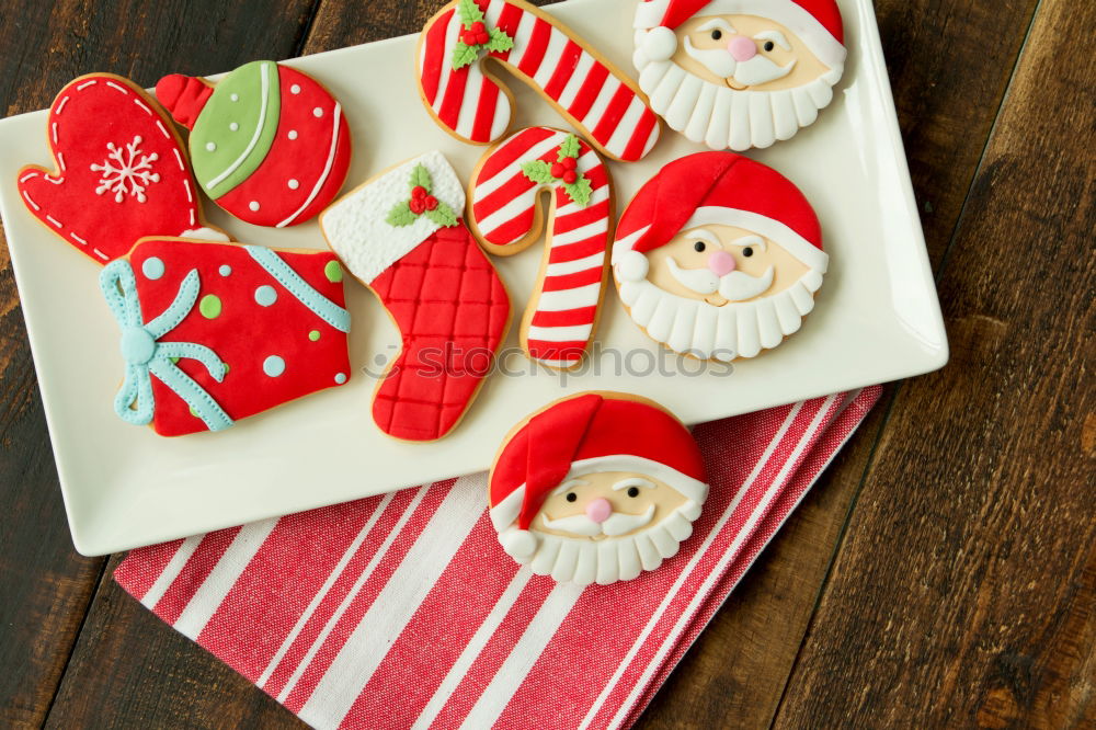 Similar – Image, Stock Photo Delicious Christmas Cookies