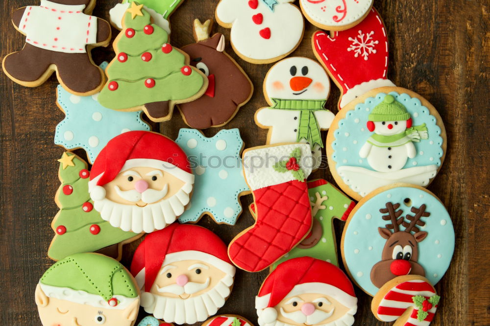 Similar – Image, Stock Photo Delicious Christmas Cookies