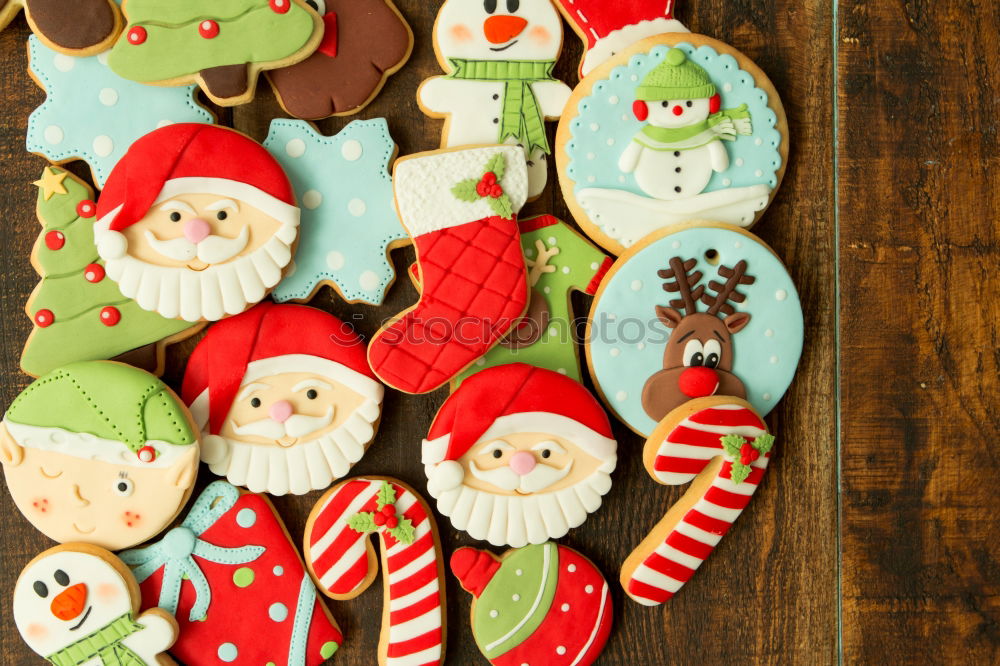 Similar – Image, Stock Photo Delicious Christmas Cookies