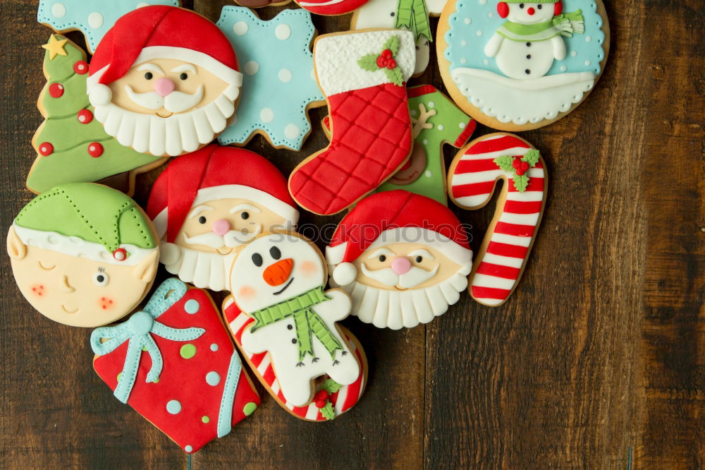 Similar – Image, Stock Photo Delicious Christmas Cookies