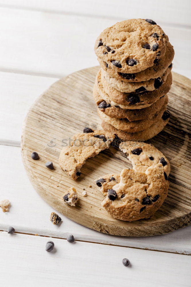 Similar – Image, Stock Photo Homemade oatmeal cookies