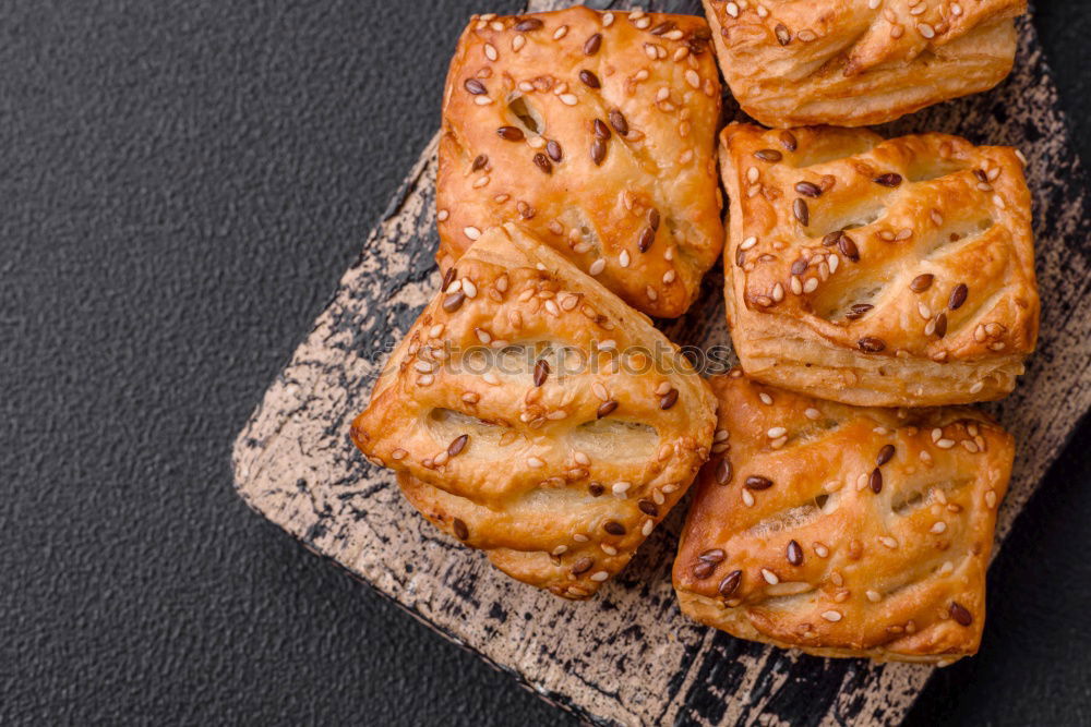 Similar – Image, Stock Photo Breakfast with coffee and croissant