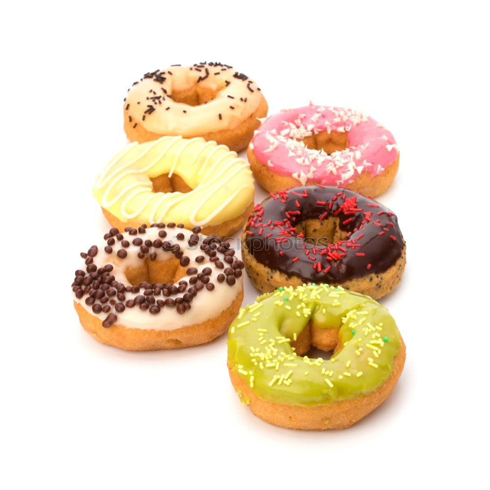 Similar – Image, Stock Photo Funny Colorful Donuts In Box