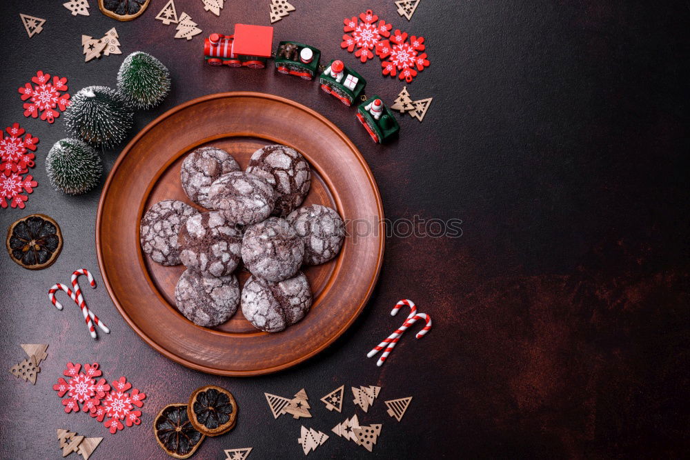 Similar – plate full of christmas cookies