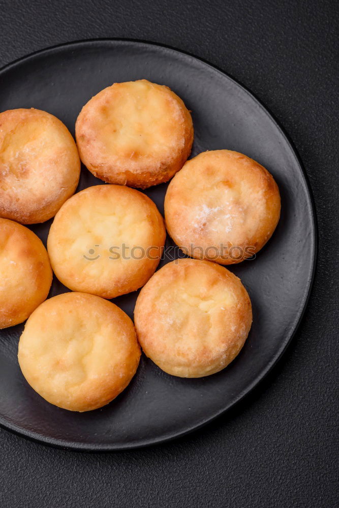 Similar – Image, Stock Photo Basket with Madeleine cookies on table