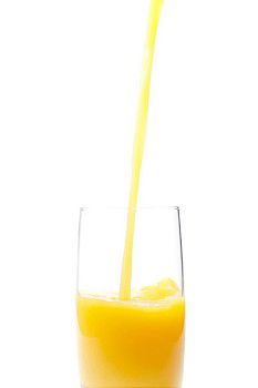 Image, Stock Photo orange juice glass Food