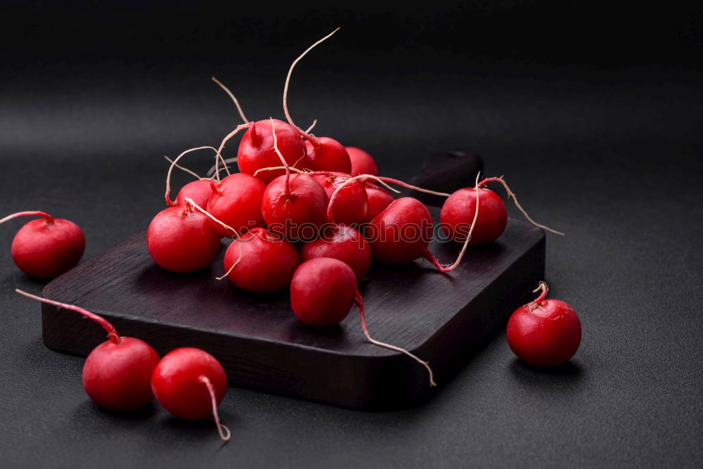 Similar – Image, Stock Photo Summer berries ice cream in blue plate