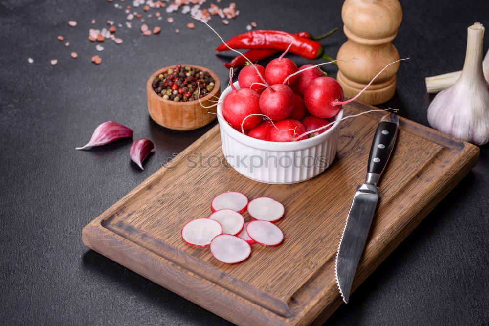 Similar – Image, Stock Photo Salt and dried allspice in a wooden spoon