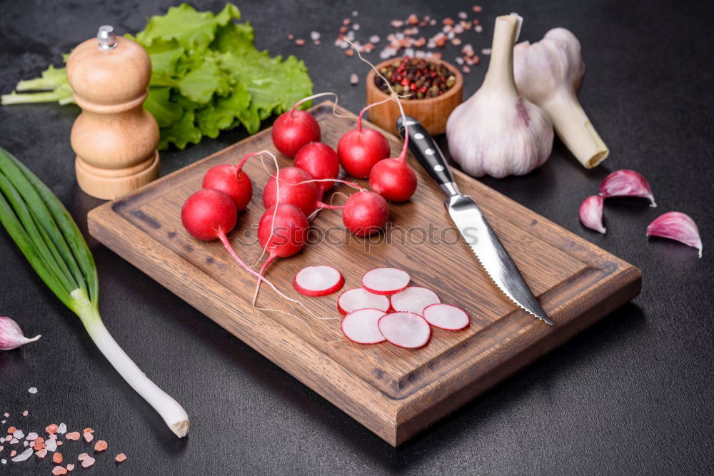 Similar – minced meat in an old mincer with herbs and spices