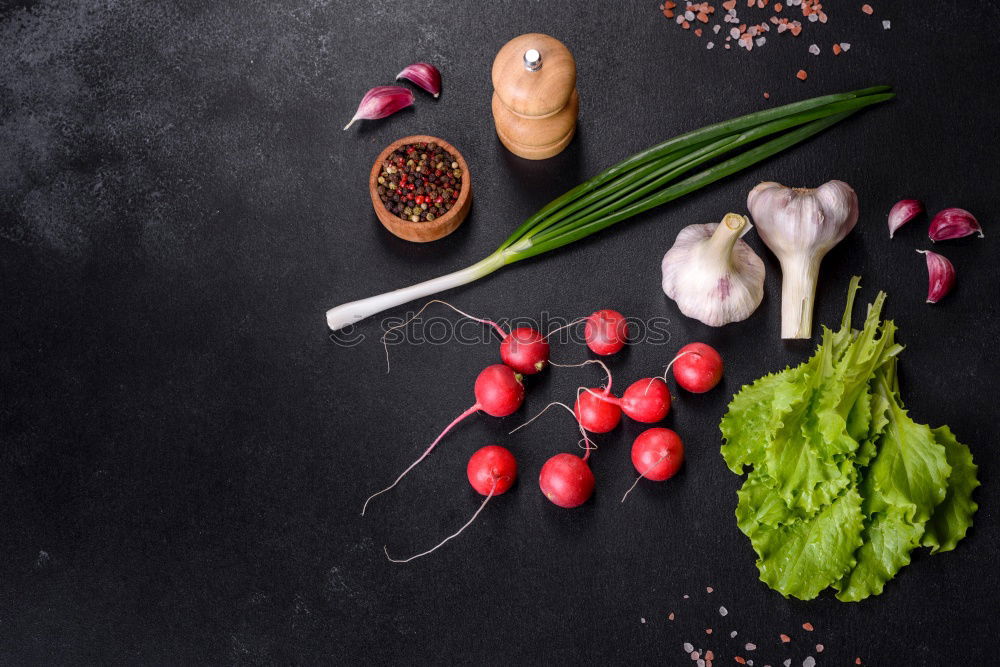 Similar – Image, Stock Photo Fresh ingredients for salad