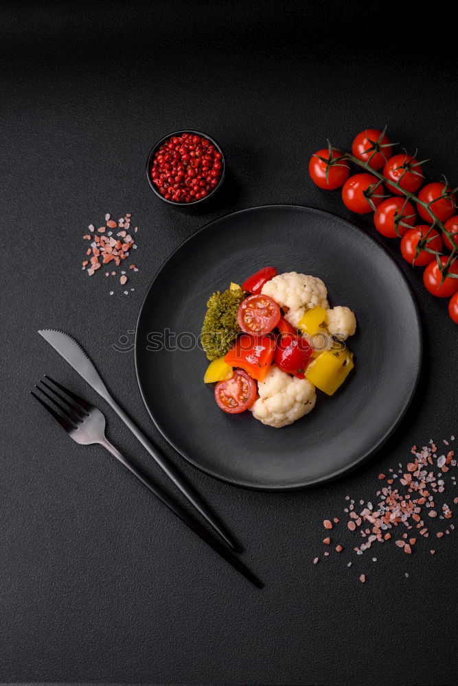 Similar – Fresh tomatoes on wooden table