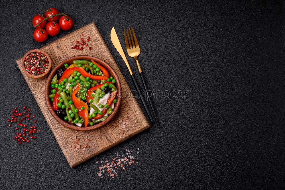 Similar – Image, Stock Photo Italian pasta with ingredients on a rustic background