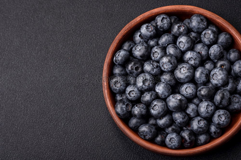 Similar – Image, Stock Photo blueberries fruit in bowl, Colorful back ground