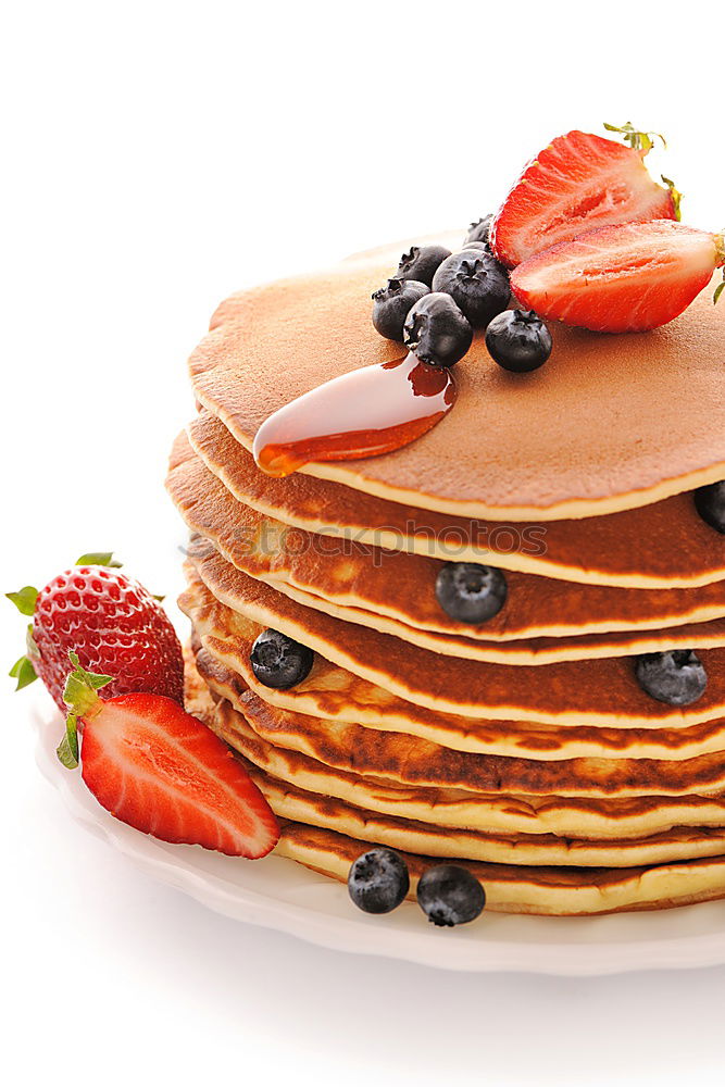 Similar – Pancakes with raspberries and blueberries