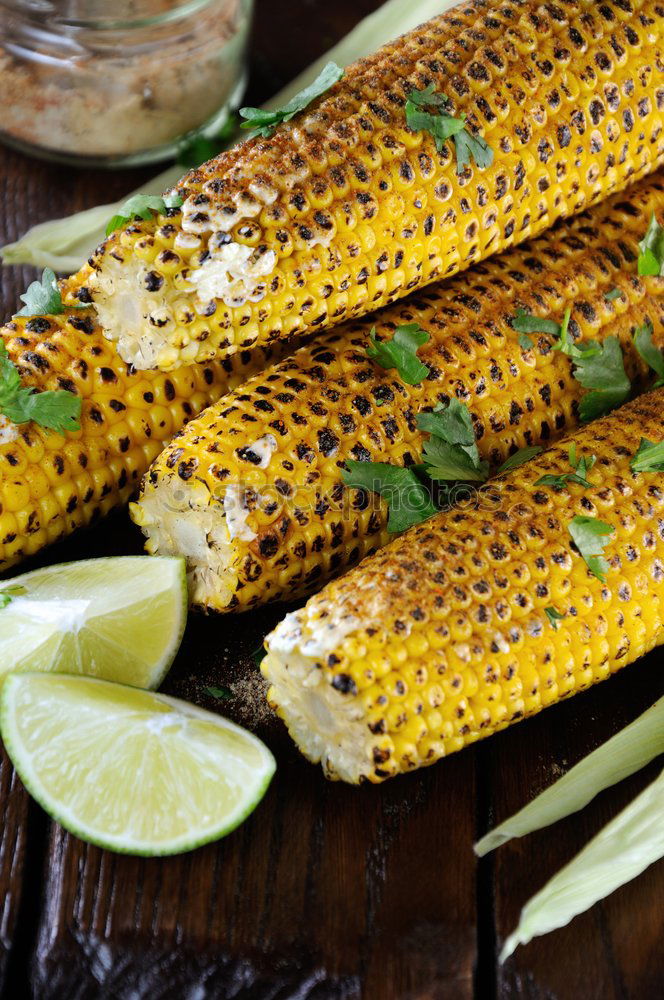 Similar – Roasted corn salted.