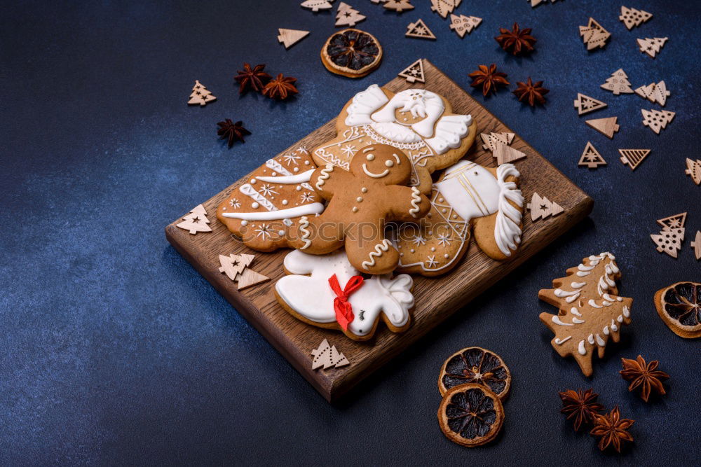 Similar – plate full of christmas cookies