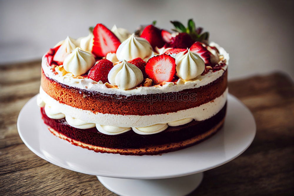 Similar – Image, Stock Photo berry cake Food Cake