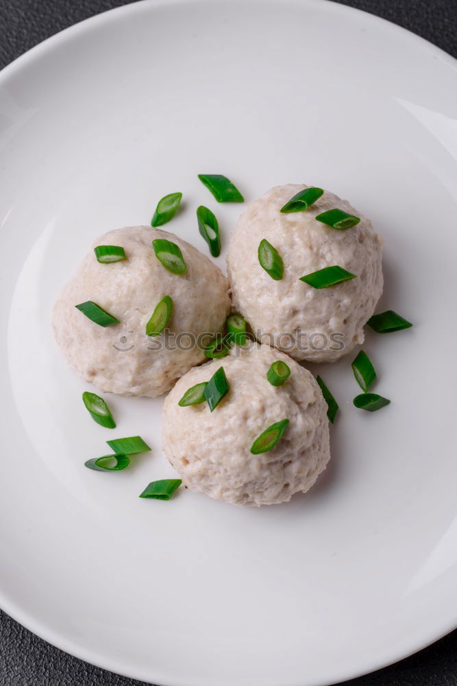 Similar – Image, Stock Photo Stuffed mushrooms Food