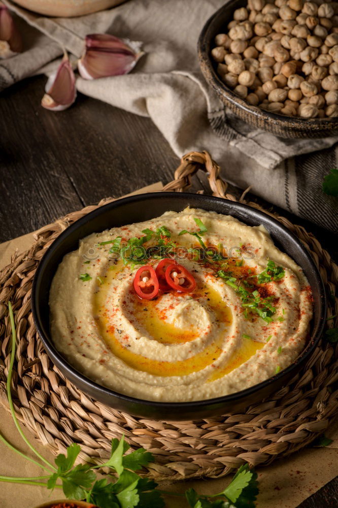 Similar – Image, Stock Photo Handmade ricotta cheese on a rustic kitchen table