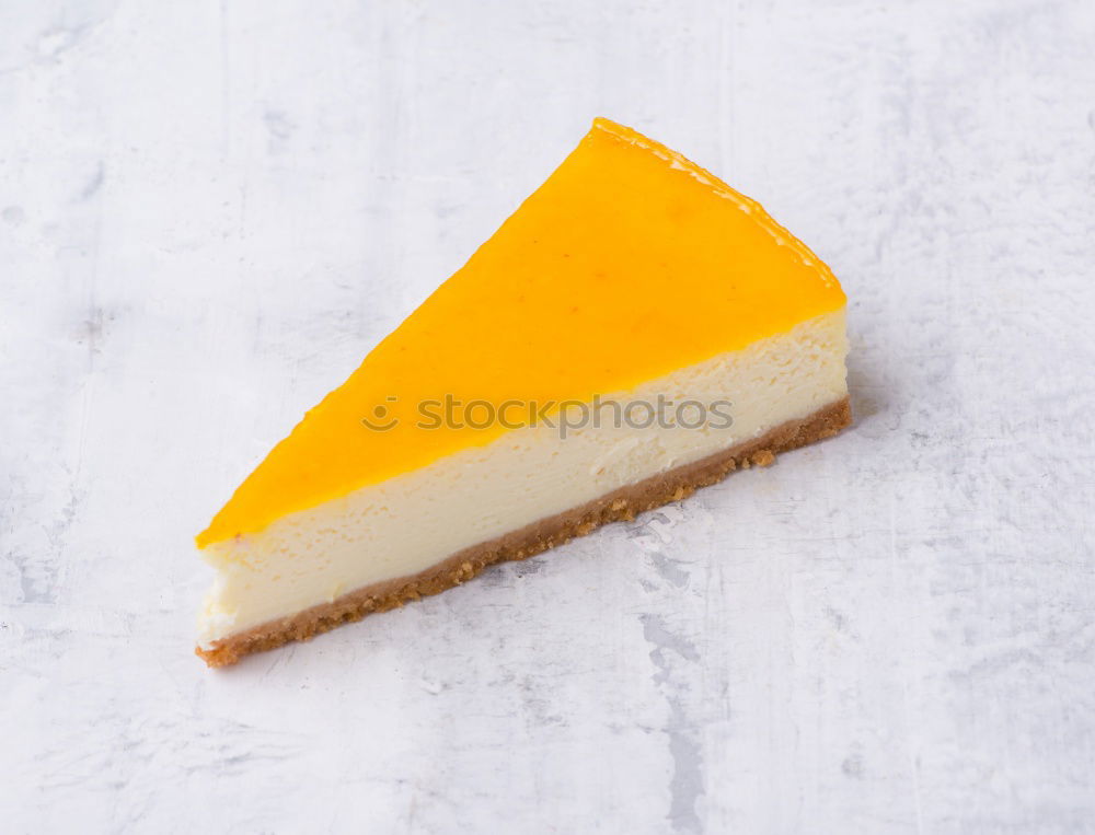 Similar – Cheese cake on white wood with cake tip