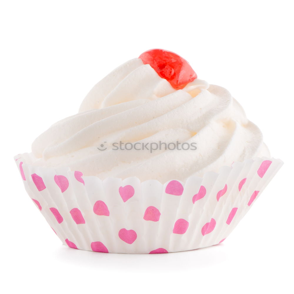 Similar – Image, Stock Photo Christmas cupcake on white wood